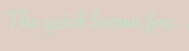 Image with Font Color CADBC5 and Background Color DECEC3